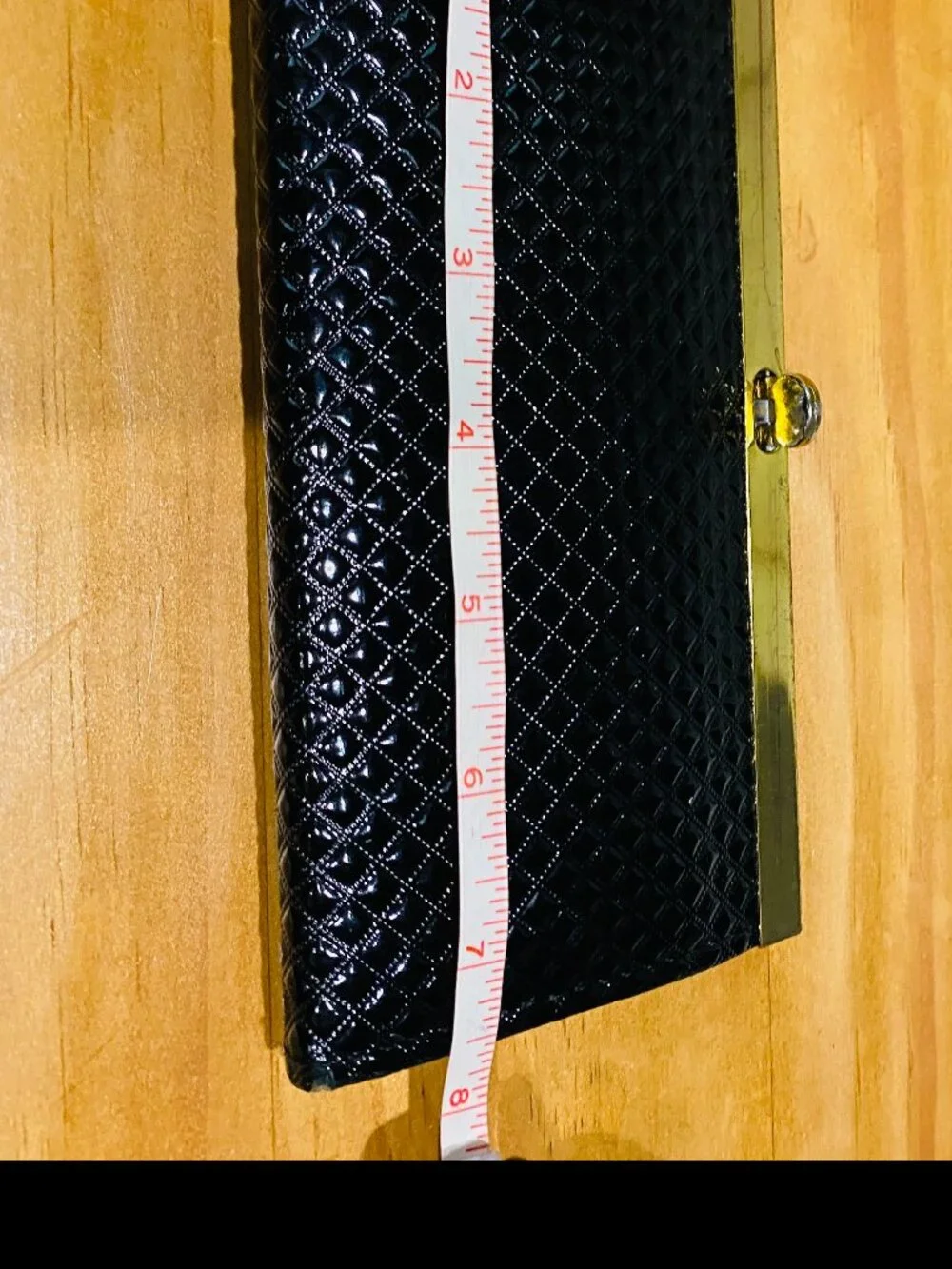 N/A black quilted